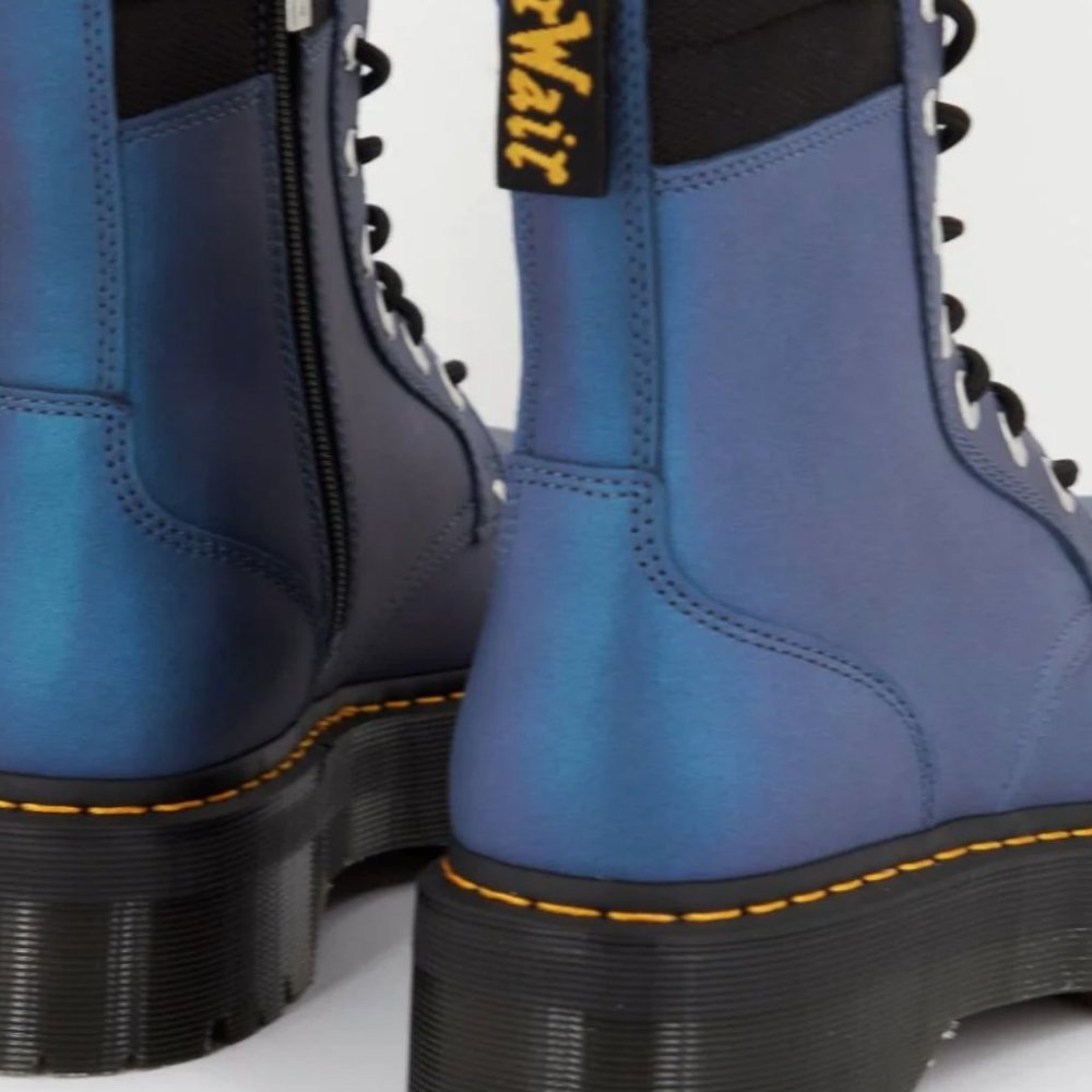 Dr. Martens Jadon II Hardware Platform in DK Blue/Bla MSRP$300 FIVE STAR Reviews - Picture 16 of 16